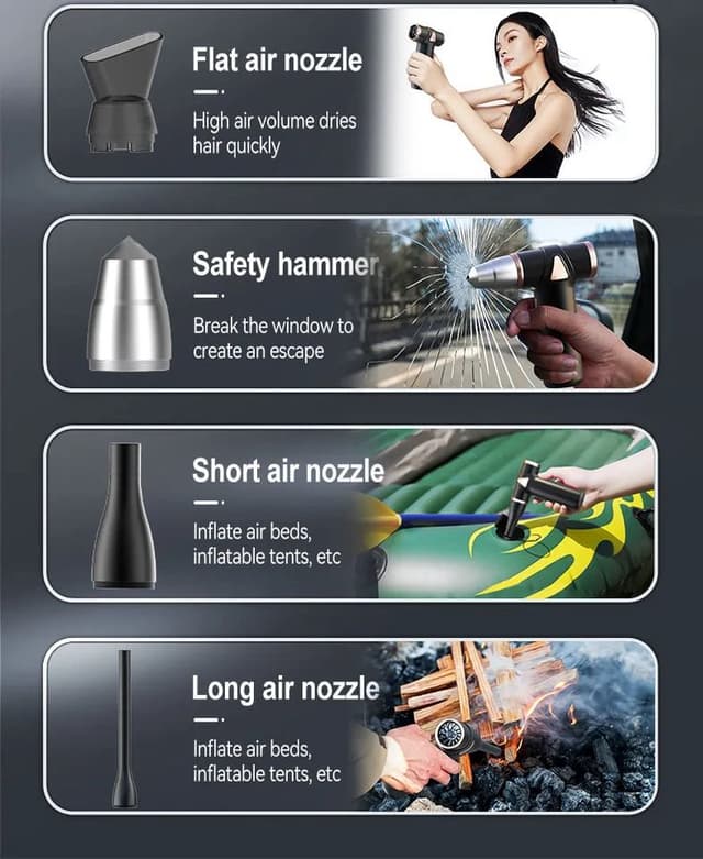 Lescolton LS-089 Multi-functional mini high speed Turbo JetFan