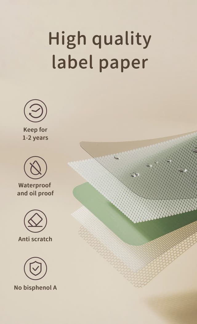 طابعة استكرات لاصقة جوال بلوتوث نيمبوت 1000 مللي أمبير Niimbot H1S Label Maker Portable Sticker Printer