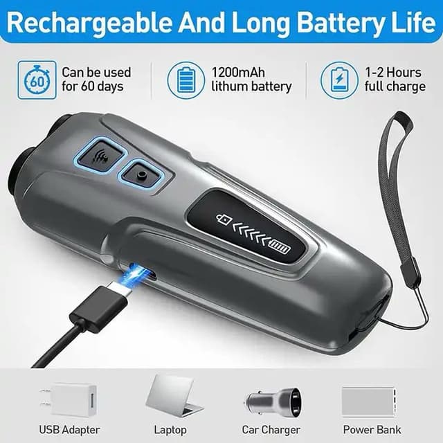 Handheld Ultrasonic Dog Repeller Training Anti Barking Dog Bark Deterrent Device