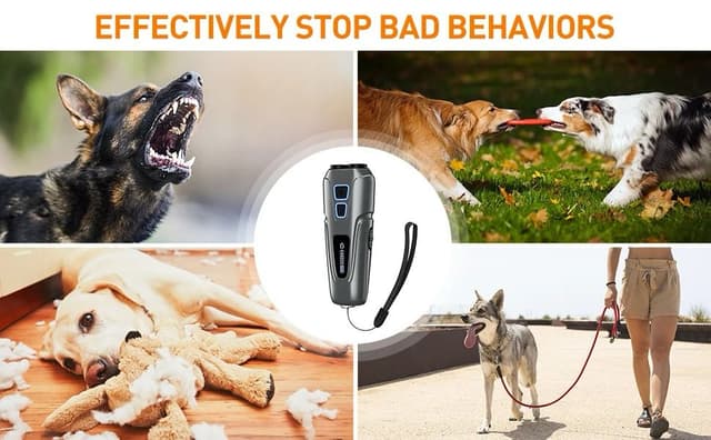 Handheld Ultrasonic Dog Repeller Training Anti Barking Dog Bark Deterrent Device