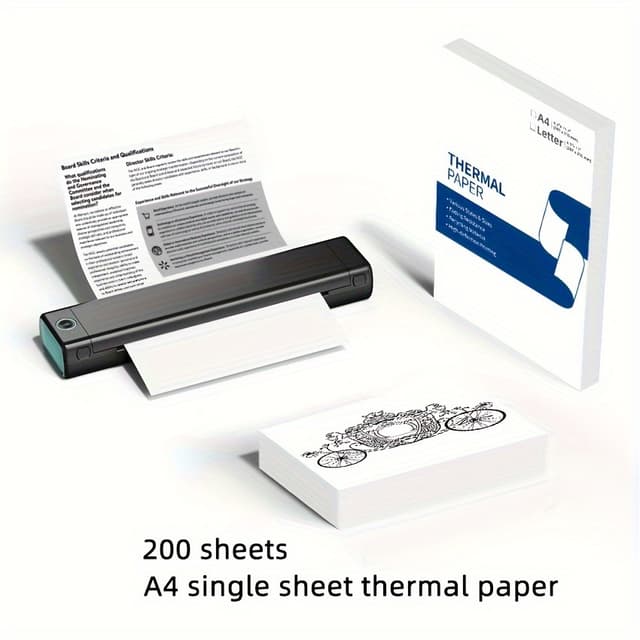 Thermal Printer Paper A4 200 Sheets