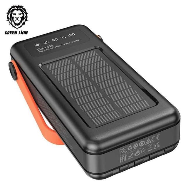 شاحن متنقل بالطاقة الشمسية 30000 مللي امبير جرين لايون Green Lion Solar Portable Power Bank