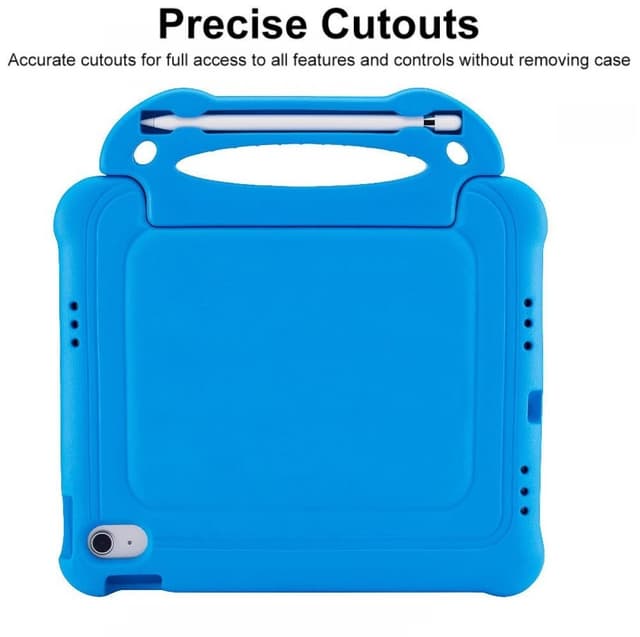 O Ozone Kids Case for iPad 10th Generation 10.9-inch 2022 with Pencil Holder, Convertible Durable Lightweight Shockproof Handle Stand Kid-Proof 10.9” iPad 10th Gen Case for Kids - Blue