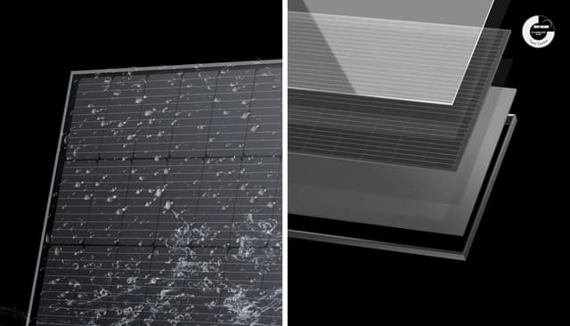 لوح شمسي 400 واط لبطارية ايكوفلو المتنقلة للرحلات قطعتين EcoFlow Portable 2PCS 400W Rigid Panel