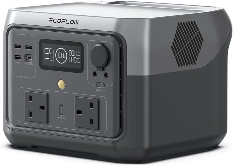 بطارية متنقلة للرحلات ايكوفلو ريفر 2 ماكس باور ستيشن 512 واط/ساعة 160000 مللي أمبير EcoFlow River 2 Max Portable Power Station