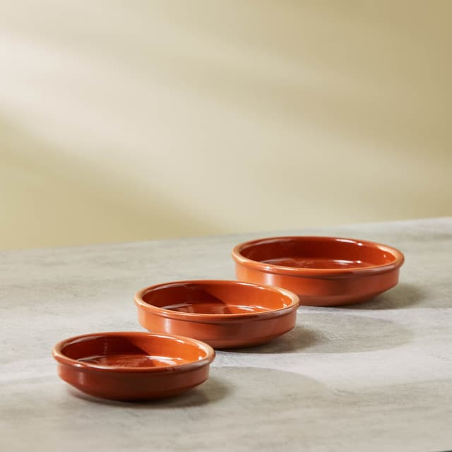 Arte Regal Brown Clay Round Deep Plate 12 cm