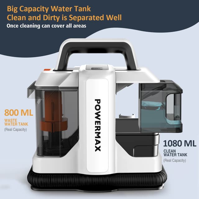 مكنسة غسيل السجاد جاف ورطب دي اس بي 450 واط 1080 مللي Dsp Wet and Dry Cleaning Portable Carpet Cleaner