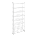 Metaltex 8 Tier Shoe Rack Silver Steel