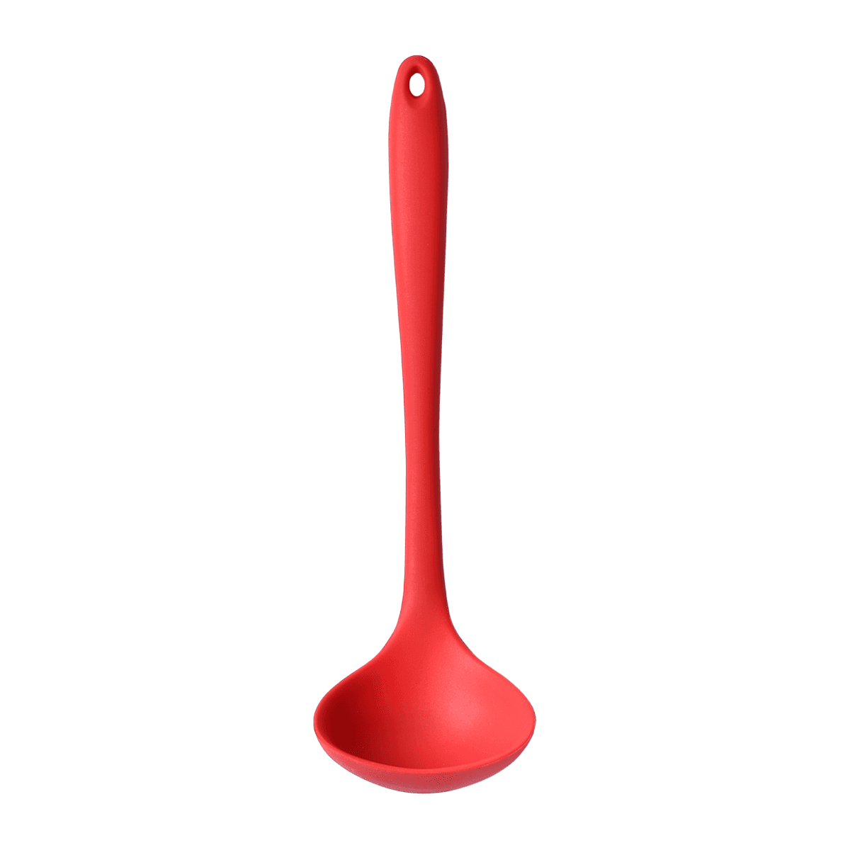 Vague Silicone Soup Ladle 29.5 cm Red Silicone
