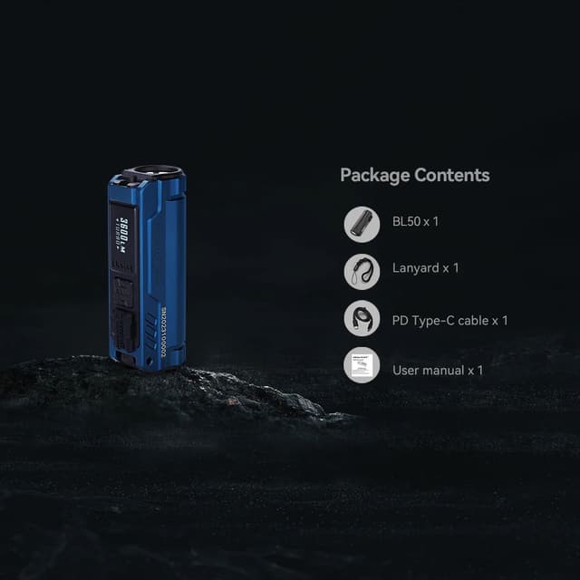 Imalent Dual Light Sources EDC Flashlight BL50