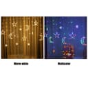 Toby's Ramadan Curtain Moon Star Decorative Lights