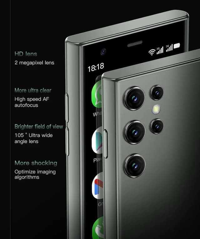 جوال صغير ميني سامسونج S23 برو أندرويد 1000 مللي أمبير Soyes S23 Pro 3G Smartphone