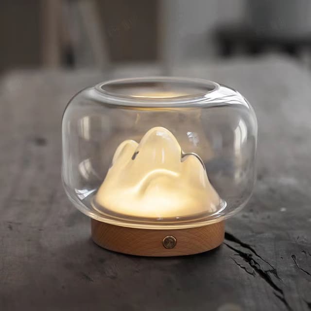 حوض سمك صغير مع اضاءة Fish Bowl Tank With Light