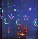 Toby's Ramadan Curtain Moon Star Decorative Lights