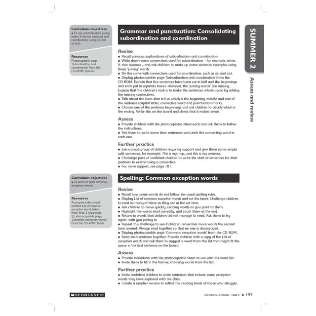 كتب اطفال تعليمية 100 درس لغة انجليزية السنة الثانية  English Lessons: Year 2