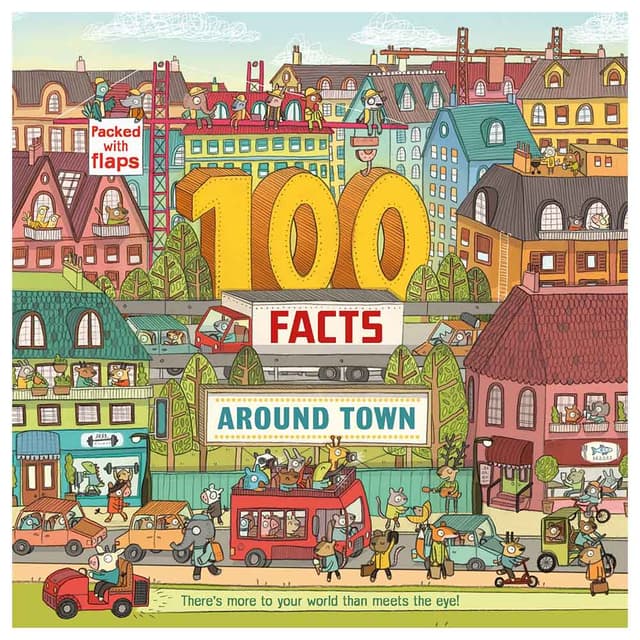 كتاب 100 حقيقة حول المدينة  Facts Around Town - 35023