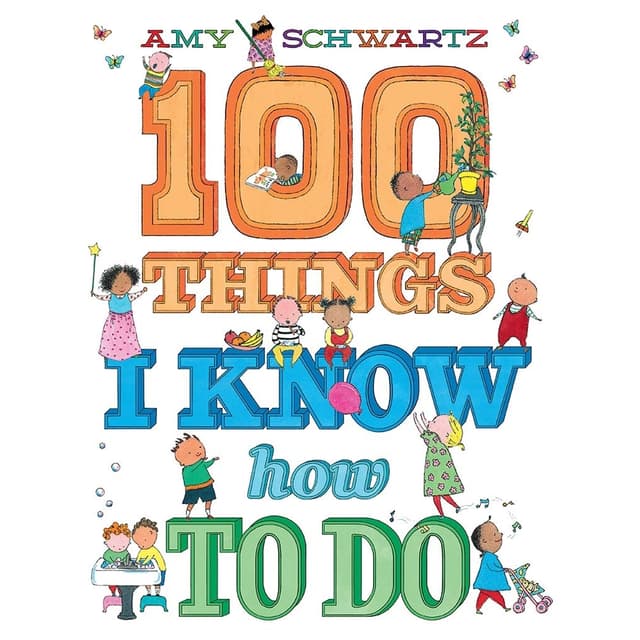 كتاب 100 شيء أعرف كيف أفعله للأطفال باللغة الإنجليزية ابرامز بوك 100 Things I Know How To Do - 35044