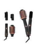 فرشاة شعر حرارية 4ب1 ثلاث سرعات جيباس Geepas Hair Styler 4-In-1 3 Speed Cord And Hanging Function Three Interchangeable Heads