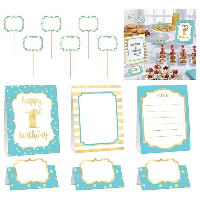 1st Birthday Buffet Decorating Kit - 35459