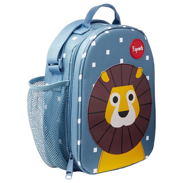 شنطة برسمة الأسد أزرق و أصفر ثري سبراوتس 3 Sprouts - Lion Lunch Bag - 146653