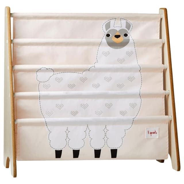 رف للكتب بأبعاد 61 × 62.2 × 25.4 سم ثري سبراوتس 3Sprouts - Llama Book Rack - 35767