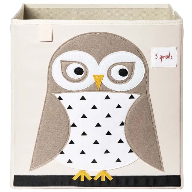 صندوق تخزين بتصميم رسمة البومة ثري سبراوتس 3 Sprouts - Storage Box - Owl - 35788