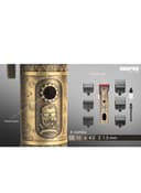 ماكينة حلاقة الشعر والذقن الاحترافية مع شاشة عرض من جيباس قابلة للشحن Geepas Professional Hair And Beard Clipper