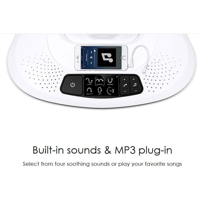 كرسي هزاز مامارو 4مومز أسود 4moms - Mamaroo 4.0 - Classic Black