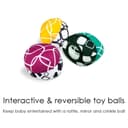 كرسي هزاز مامارو 4مومز أسود 4moms - Mamaroo 4.0 - Classic Black