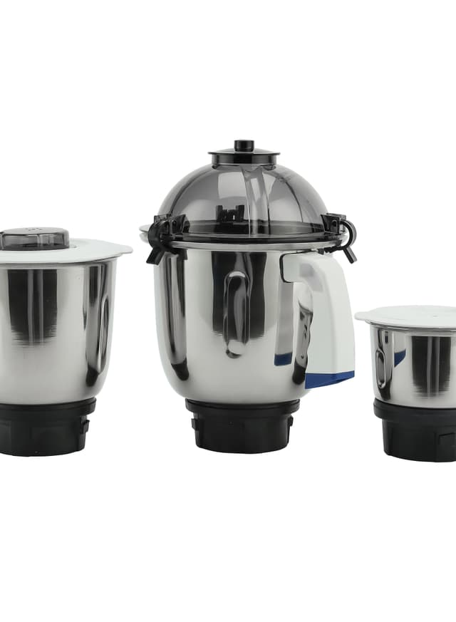 خلاط كهربائي 1200 واط 3 سرعات ستانلس ستيل جيباس Geepas 3-In-1 Mixer Grinde Powerful Copper Motor With Stainless Steel Jars 1200 W