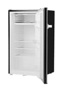 ثلاجة صغيرة 120 لتر أسود جيباس Geepas 120l Gross/92l Net Capacity Single Door Mini Defrost Refrigerator With Retro Premium Design