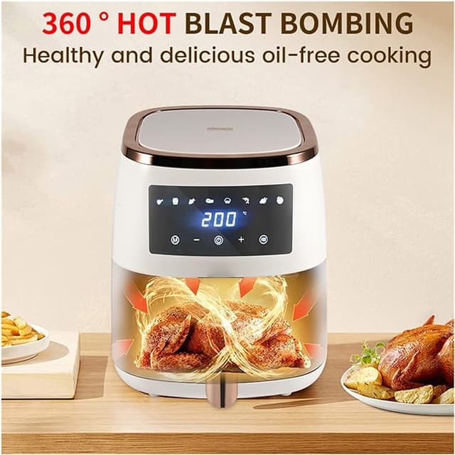قلاية هوائية 5.5 لتر دي اس بي 1500 واط Dsp Professional LCD Digital Multifunctional Air Fryer