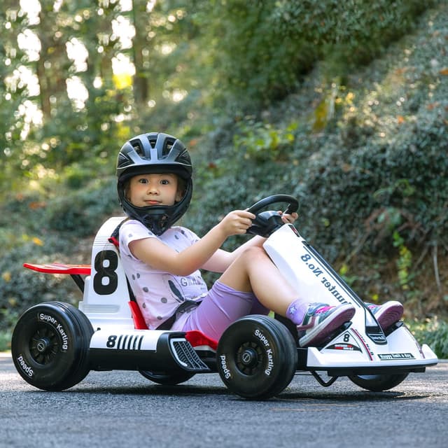 سيارة اطفال كهربائية كبيرة جو كارت 12 فولت Fancy Electric Go Kart For Kids With Remote Control