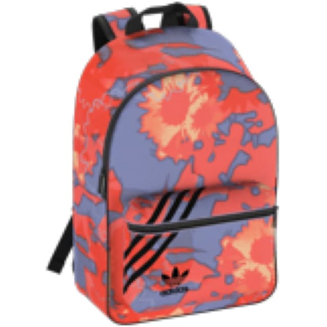شنطة مدرسية  1.78 كج 3 خطوط  أديداس Adidas - 3 Stripes Backpack - Red/Purple