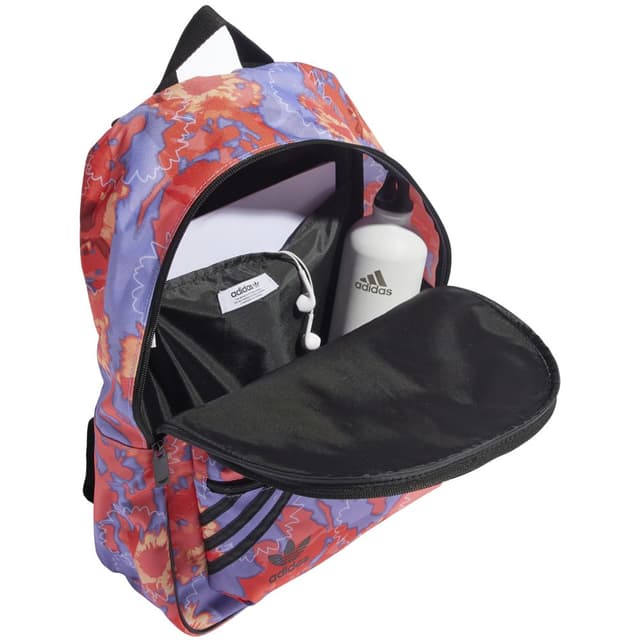 شنطة مدرسية  1.78 كج 3 خطوط  أديداس Adidas - 3 Stripes Backpack - Red/Purple