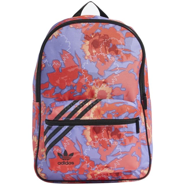 شنطة مدرسية  1.78 كج 3 خطوط  أديداس Adidas - 3 Stripes Backpack - Red/Purple