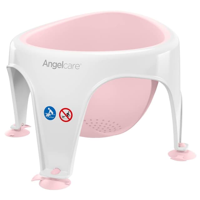 كرسي للحمام للرضع بلون وردي من أنجل كير Angelcare  Soft Touch Bath Seat Pink