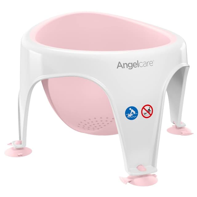 كرسي للحمام للرضع بلون وردي من أنجل كير Angelcare  Soft Touch Bath Seat Pink