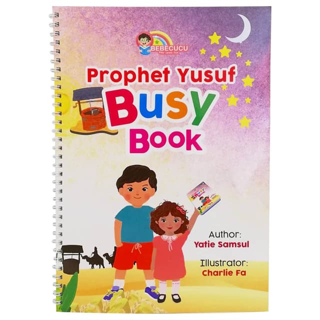 قصة أطفال النبي يوسف عليه السلام باللغة الإنجليزية بيبي كوكو Bebecucu Prophet Yusuf Busy Book