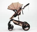عربيه اطفال بني بيليكو Belecoo 6 Khaki Classic 3 in 1 Pram