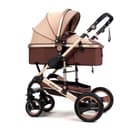 عربيه اطفال بني بيليكو Belecoo 6 Khaki Classic 3 in 1 Pram