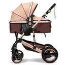 عربيه اطفال بني بيليكو Belecoo 6 Khaki Classic 3 in 1 Pram