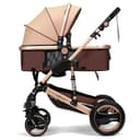 عربيه اطفال بني بيليكو Belecoo 6 Khaki Classic 3 in 1 Pram