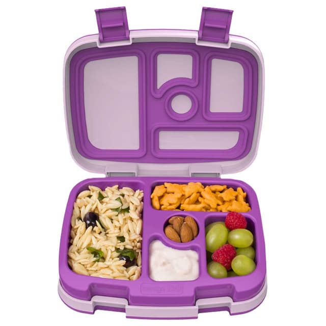 لانش بوكس خمس أقسام مقاوم للتسرب بروبل بنتجو Bentgo - Kids Bento Box - Purple