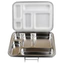 لانش بوكس للاطفال 5 أقسام فولاذ رمادي بونجور Bonjour Steel Lunch Box