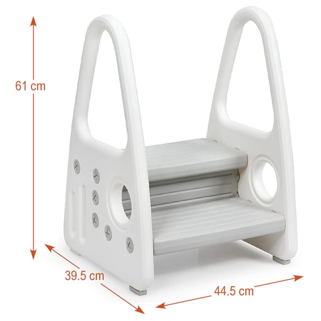 Eazy Kids - 2 Step Stool - Grey