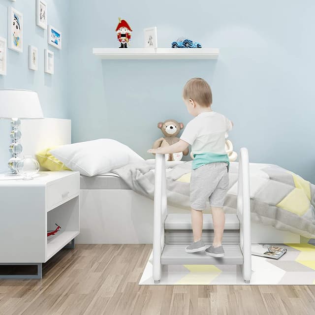 Eazy Kids - 2 Step Stool - Grey