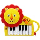 لعبة بيانو للأطفال برسمة أسد صغير ولون أصفر من فيشر برايس Fisher Price Mini Lion Piano Yellow