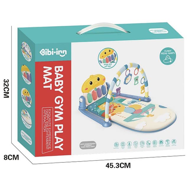 Ibi-Irn - Baby Gym Duck Play Mat - Blue