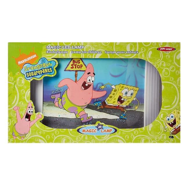 لمبة غرفة نوم نواسة للاطفال ليد سبونج بوب كاوفمان Kauffman Sponge Bob Dream Lamp